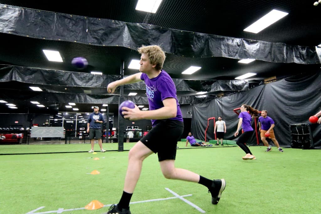 Dodgeball Action Shot