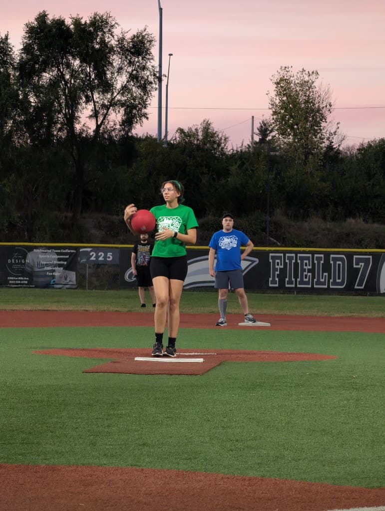 Kickball Pitcher