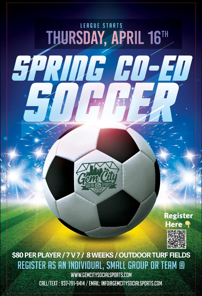 Co-Ed Soccer Poster